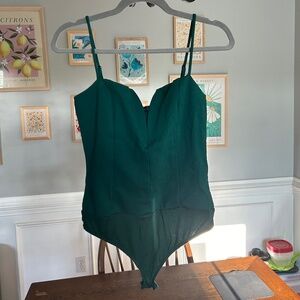 Lulus Green Bodysuit